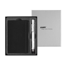 LAMY 사파리 샤프 + 노트 기프트 세트, 화이트, 1세트