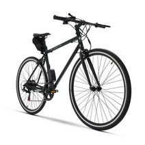 에이유테크 스카닉 C700 36V 5Ah 하이브리드 전기자전거, 블랙, 스틸