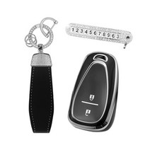 카템 엣지라인 풀커버 키케이스 풀세트, 블랙실버, 쉐보레 C01