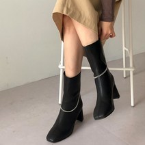 베로니카 체인 미들부츠