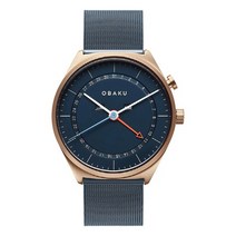 오바쿠 남성용 다토 메탈시계 V242GM