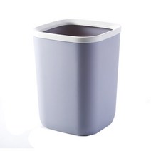 북유럽 사각 쓰레기통, 01 회색 소, 1개