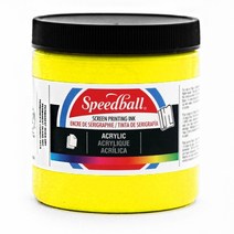스피드볼 아크릭 실크스크린 잉크, Primrose Yellow, 236ml