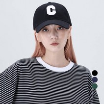 어썸어라운드 C 로고 패치 코튼 볼캡
