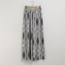 여성용 에스닉 밴딩 와이드 팬츠 #79542