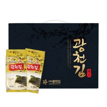 광천김 달인 김병만의 재래 도시락김 48봉 선물세트, 3세트