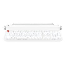 엑토 레트로 저소음 무선 타자기 키보드 거치대 W505, 화이트, 일반형