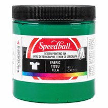 스피드볼 패브릭 실크스크린 잉크, Green, 236.2ml