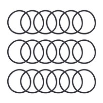 글로스앤글로우 도톰 무팁 머리끈 지름 50mm, 18개, 블랙
