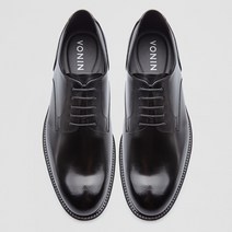 보닌 소가죽 세미 와이드 플레인 더비 수제구두