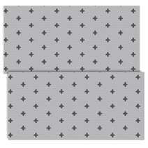 딩동펫 반려견 미끄럼 방지 매트 복도형 2p, 크로스 + 그레이