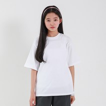 더데일리 아동용 반팔 레이어드 라운드 티셔츠