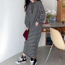 보리맘 기모 ST 후드 롱 빅사이즈 임부복 원피스 R702