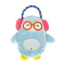 허그스마트 강아지 펭귄 터그놀이 장난감 삑삑, 혼합색상, 1개