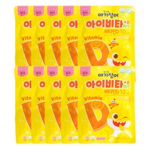 핑크퐁 아기상어 아이비타D+아연 48g, 40정, 10개