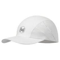 버프 프로 런 캡 스포츠 런닝 모자, SOLID WHITE