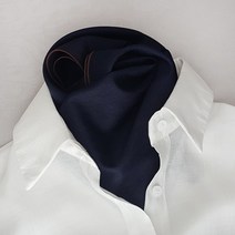 바비수 남성용 쁘띠 톰 헤링 솔리드 스카프