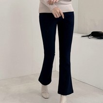 여성용 프리덤 스판 하이 부츠컷 팬츠