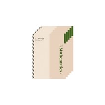 아이비스 반반 연습장 SP11634, 브라운, 5개