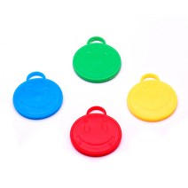 무드포인트 헬륨풍선 고정용 파티 소품 4종 세트, 스마일, 1세트