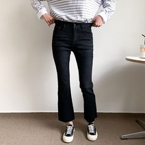 헤이진 여성용 인밴딩 부츠컷 데님팬츠 J020
