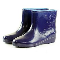 visionsafety 여성용 반장화, 청색, 255