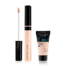 메이블린 핏미 컨실러 7ml + 미니 파운데이션 5ml 세트, 15 페어(컨실러), 랜덤발송(파운데이션), 1세트
