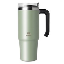 마보스 이중진공 대용량 텀블러 M-1000H, 그린, 890ml