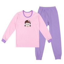 흔한남매 여아용 헬로 9부 편면내복