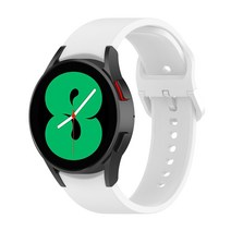 쉴드랩 갤럭시워치 클래식 스트랩 시계줄 40mm 44mm 42mm 46mm 오리지널형 호환 실리콘, 화이트