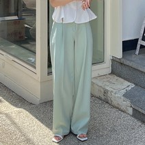 엔비룩 여성용 세상편한 핀턱 슬랙스