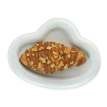 히얼이즈낫어카페 감성 뭉뚝 도자기 접시 구름, 화이트