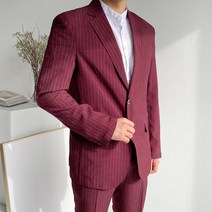 머시따 남성용 이지 린넨 스트라이프 블레이져