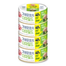 오뚜기 가벼운 참치 더마일드, 100g, 4개