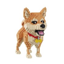 BABU BIG 시바견 대형 나노블럭 8805, 혼합색상