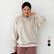 바블링브룩 여성용 레글런 오버핏 맨투맨