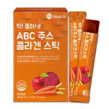 미쁨생활건강 딱좋아 ABC주스 콜라겐 젤리 스틱, 20g, 15개