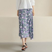 비나인 여성용 와셔 플라워 스커트