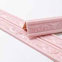 핫데이썸 푹신한 몰딩 장식 8cm x 2.3m 2p, 핑크