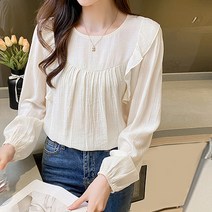 레몬소울 영투 프릴 블라우스