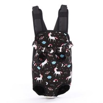 YOU&ME 반려동물 아기띠 이동백팩, 캔버스 유니콘