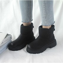 벨라노이 여성용 필수템 최강 따뜻 풍성 털 빵빵 스노우맨 방한 어그 털부츠 4.5cm