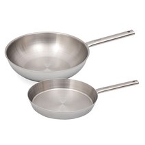 퀸센스 샤이니 통5중 팬 2종 세트, 프라이팬 28cm + 궁중팬 30cm