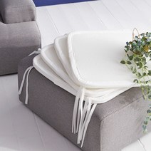 라뽐므 더블 소프트 3D 에어 매쉬 쿨방석 4p, 화이트