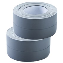 디지지 다용도 틈새차단 방수 테이프 그레이, 2개