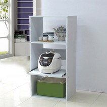 유니크가구 깔끔이 2단 렌지대 일반형, 화이트