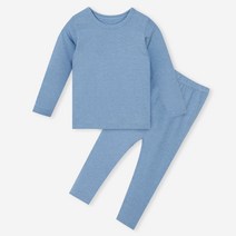 유니프랜드 아동용 히트웜 9부내의 상하 세트