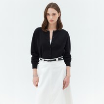 마인드브릿지 여성용 베이직 라운드 가디건 MYCD02C2