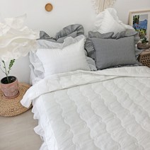 누블 에어워싱 시어서커 프릴 여름 차렵이불