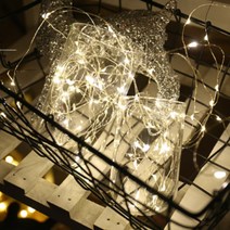 뚱크 와이어 전구 LED 무드등 USB 타입, 웜화이트